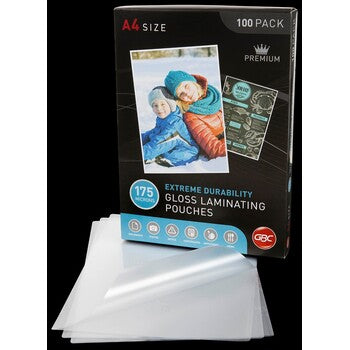 Sp- Laminating Pouch Gbc A4 175 Micron Pk100