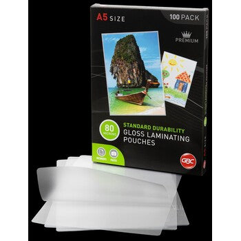 Sp- Laminating Pouch Gbc A5 80 Micron Pk100