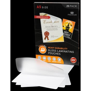 Sp- Laminating Pouch Gbc A5 125 Micron Adhesive Pk25