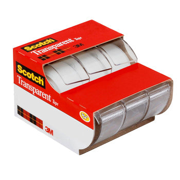 Tape Transparent Scotch 3157S 19X7.6M Pk3 Hs