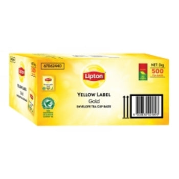 Tea Bags Lipton Yellow Label Gold Env Bags Pk500