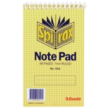 Notebook Spirax 541 147X87Mm Top Opening 96Pg Pk20