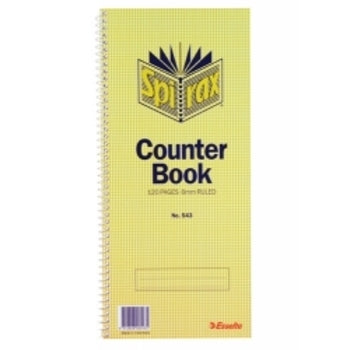 Counter Book Spirax 543 Feint