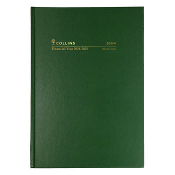 Diary Collins Financial Year 24-25 A5 38M4 P40 Wtv Green