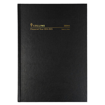 Diary Collins Financial Year 24-25 A6 36M4 P99 Wtv Black