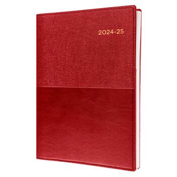 Diary Vanessa Financial Year 24-25 A5 185 V15 Dtp Red