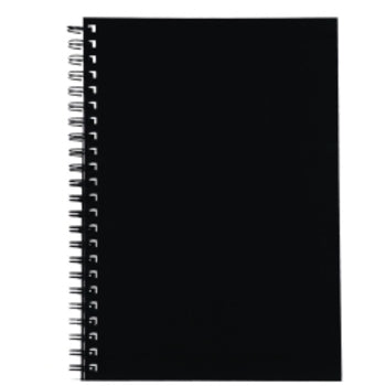 Notebook Spirax 512 A4 H/C Twin Wiro Black 200Pg