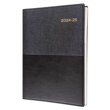 Diary Vanessa Financial Year 24-25 A5 185 V99 Dtp Black