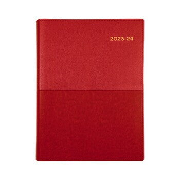 Diary Vanessa Financial Year 24-25 A5 385 V15 Wtv Red