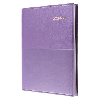 Diary Vanessa Financial Year 24-25 A5 385 V55 Wtv Purple