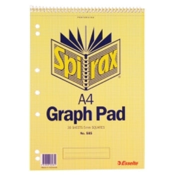 Graph Book Spirax 585 A4 5Mm