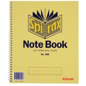 Notebook Spirax 592 233X178 S/O Pk10
