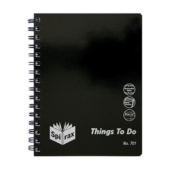 Notebook Spirax 701 A5 Things To Do S/O Pk5