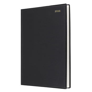 Diary 2025 Collins Belmont A4 147.V99 Pvc 1Dtp Black