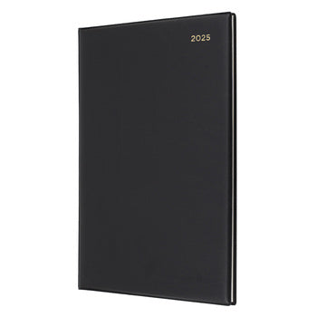 Diary 2025 Collins Belmont A4 347.V99 Pvc Wtv Black