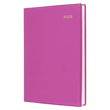 Diary 2025 Collins Belmont A5 187.V50 Pvc 1Dtp Pink