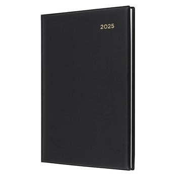 Diary 2025 Collins Belmont A5 287.V99 Pvc 2Dtp Black