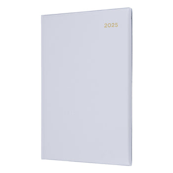 Diary 2025 Collins Belmont A5 387.V98 Pvc Wtv Grey