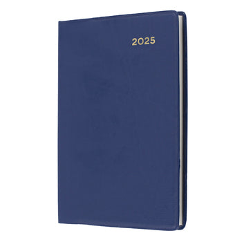 Diary 2025 Collins Belmont A7 105X74Mm 337.V59 Pvc Pocket Wtv Navy