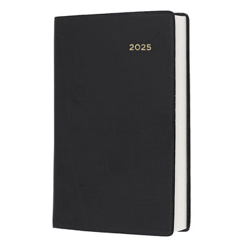 Diary 2025 Collins Belmont B7R 125X80Mm 157.V99 B7R Pvc Pocket 1Dtp Black