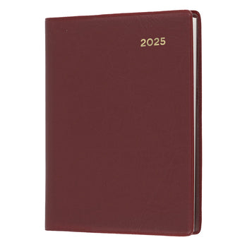 Diary 2025 Collins Belmont A7 105X74Mm 337P.V78 Pvc Pkt W Pencil Wtv Burg