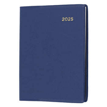 Diary 2025 Collins Belmont A7 105X74Mm 337P.V59 Pvc Pkt W Pencil Wtv Navy