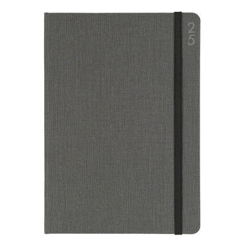 Diary 2025 Debden Designer A5 D18.P98-25 1Dtp Charcoal