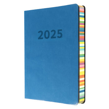 Diary 2025 Collins Edge Rainbow A5 Ed151.U57-25 1Dtp Blue