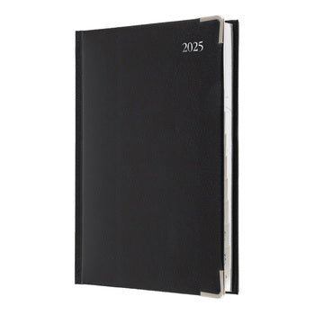 Diary 2025 Debden Management A4 149.B99 Bonded Leather 1Dtp Black