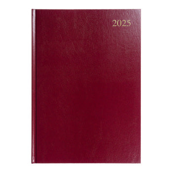 Diary 2025 Collins Essential A4 Essa41.78 1Dtp Maroon