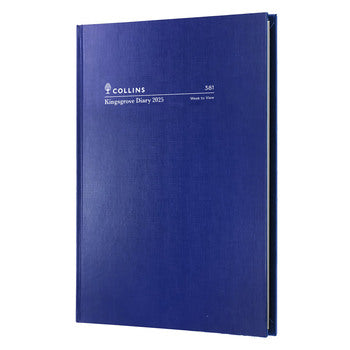 Diary 2025 Collins Kingsgrove A5 381.P59 Wtv Blue