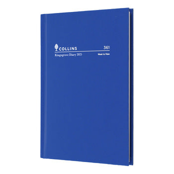 Diary 2025 Collins Kingsgrove A6 105X148Mm 361.P59 Wtv Blue