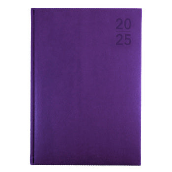 Diary 2025 Debden Silhouette A4 S4100.P55 1Dtp Purple