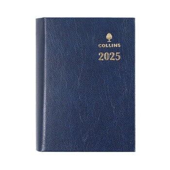 Diary 2025 Collins Sterling A7 105X74Mm 133P.P59 With Pencil 1Dtp Blue