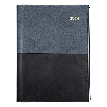 Diary 2024 Collins Vanessa A4 145.V99 1Dtp Black