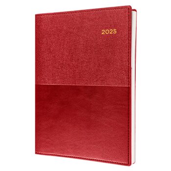 Diary 2025 Collins Vanessa A4 145.V15 1Dtp Red