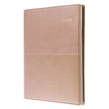 Diary 2025 Collins Vanessa A4 145.V49 1Dtp Rose Gold