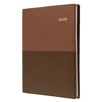 Diary 2025 Collins Vanessa A4 145.V90 1Dtp Tan