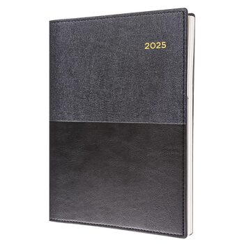 Diary 2025 Collins Vanessa A4 345.V99 Wtv Black