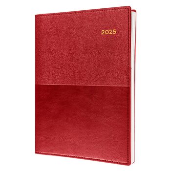 Diary 2025 Collins Vanessa A4 345.V15 Wtv Red