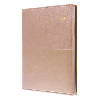 Diary 2025 Collins Vanessa A4 345.V49 Wtv Rose Gold