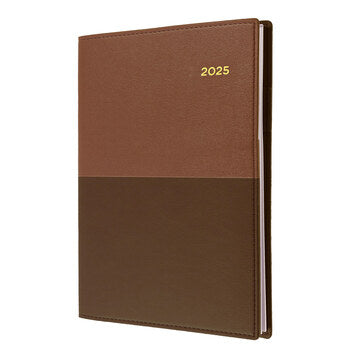 Diary 2025 Collins Vanessa A4 345.V90 Wtv Tan