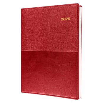 Diary 2025 Collins Vanessa A5 185.V15 1Dtp Red