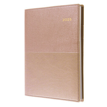 Diary 2025 Collins Vanessa A5 185.V49 1Dtp Rose Gold