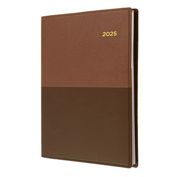 Diary 2025 Collins Vanessa A5 185.V90 1Dtp Tan