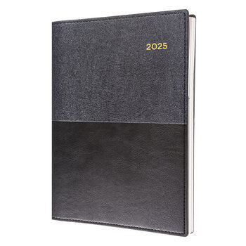 Diary 2025 Collins Vanessa A5 385.V99 Wtv Black