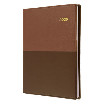 Diary 2025 Collins Vanessa A5 385.V90 Wtv Tan