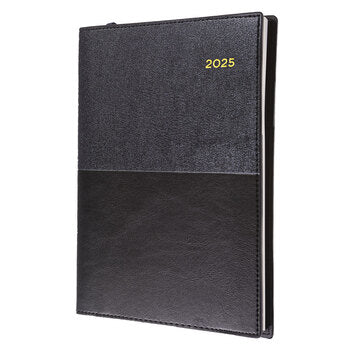 Diary 2025 Collins Vanessa A6 105X148Mm 365.V99 Wtv Black