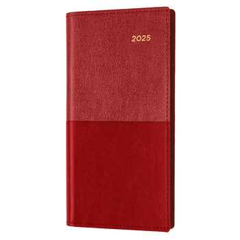 Diary 2025 Collins Vanessa B6/7 176X88Mm 375.V15 Wtv Lscape Red