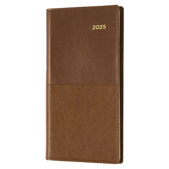 Diary 2025 Collins Vanessa B6/7 176X88Mm 375.V90 Wtv Lscape Tan